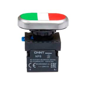 CHN-667172 Pulsador Doble 1NA+1NC NP8-11S