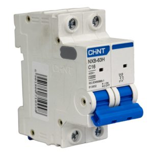 CHN-813826 Mini Breaker NXB-63H, Curva C, Icu: 10kA, 2Polos