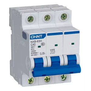 CHN-813866 Mini Breaker NXB-63H, Curva C, Icu: 10kA, 3Polos